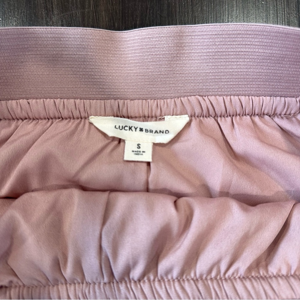Lucky Brand Pink Tiered Ruffle Tulle Midi Skirt Small Balletcore Romantic Fairy - Picture 3 of 8